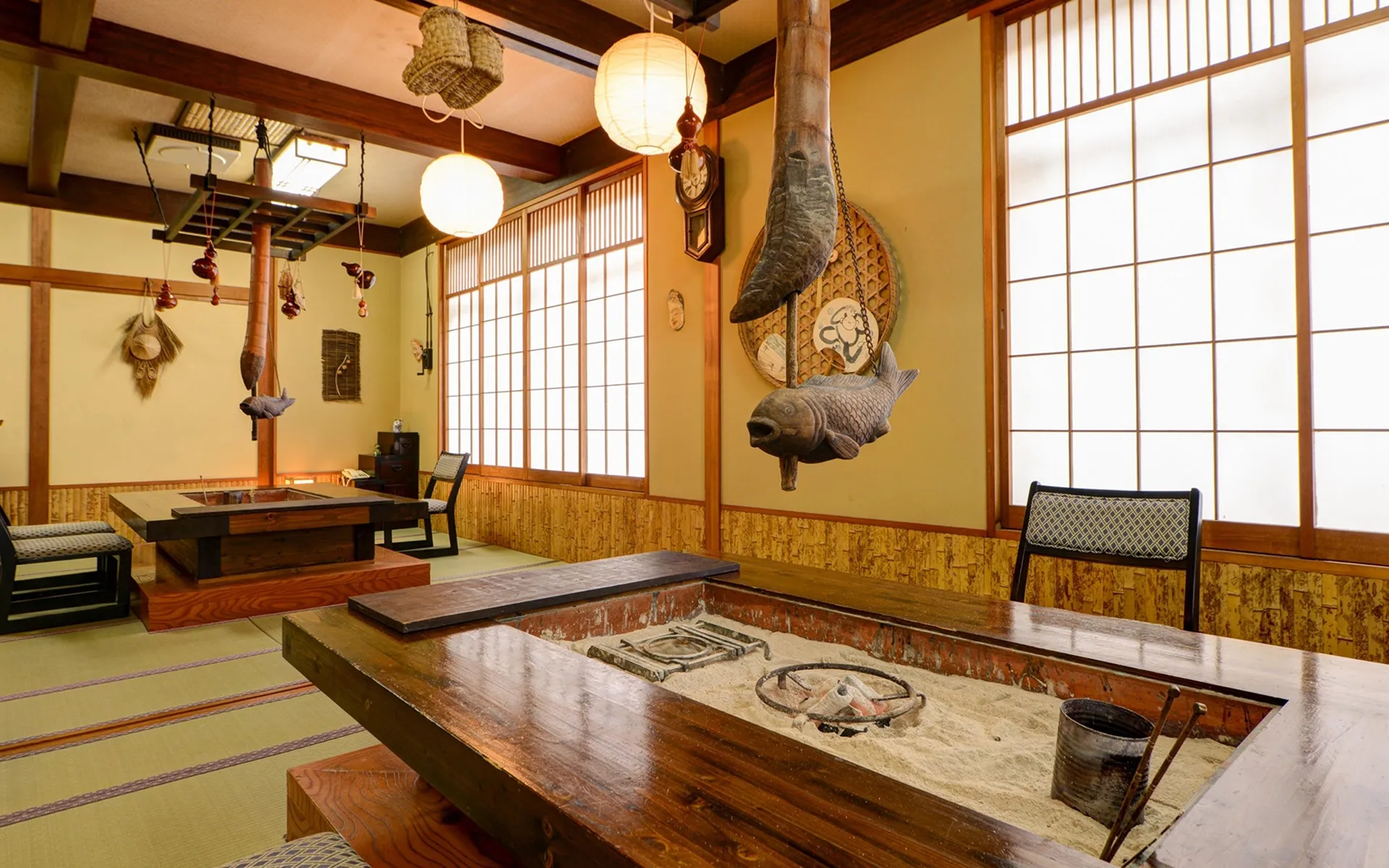 囲炉裏料理一例