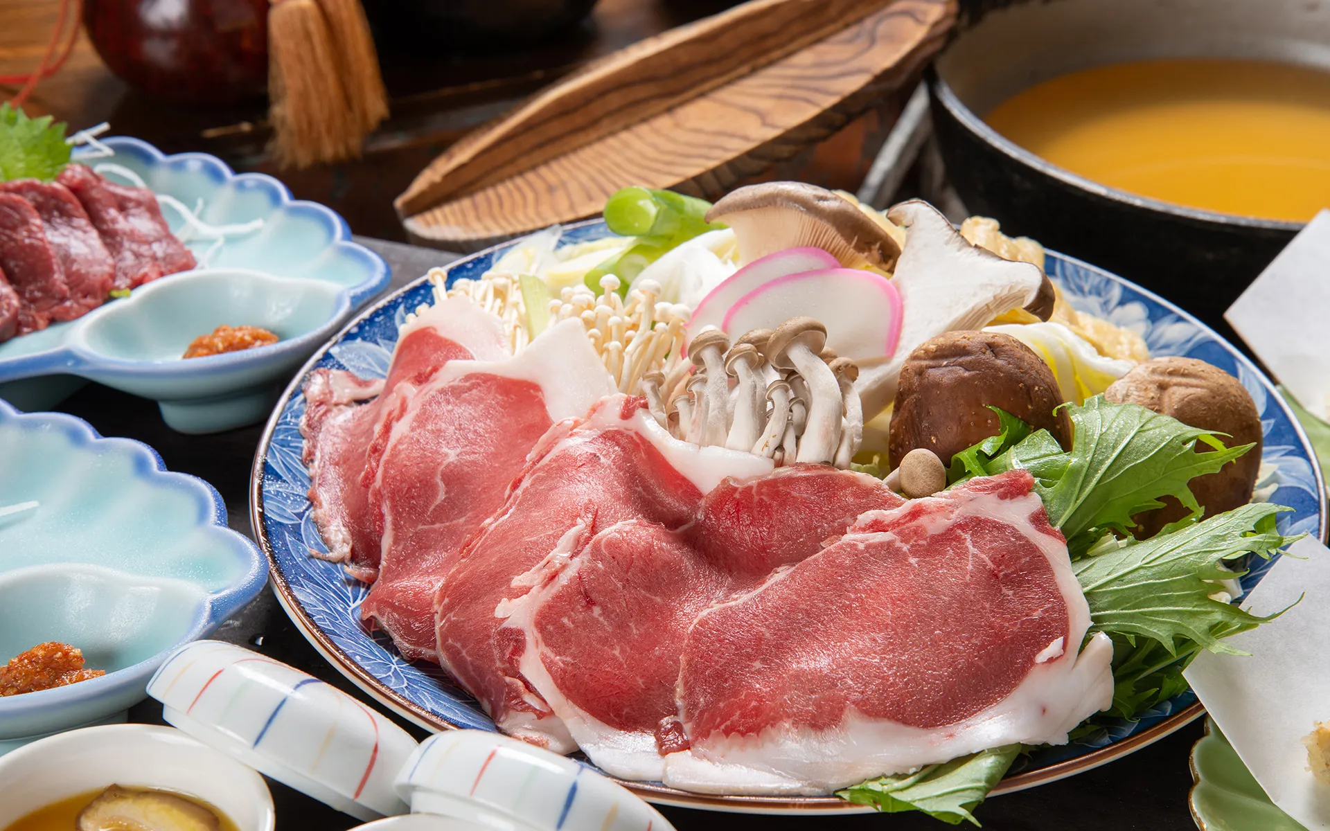 囲炉裏料理一例