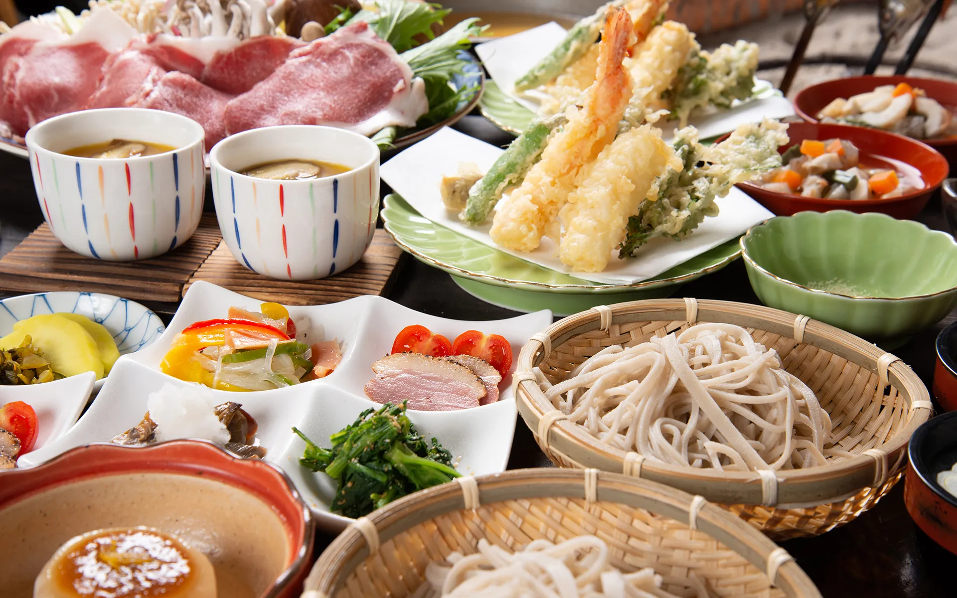 囲炉裏料理一例